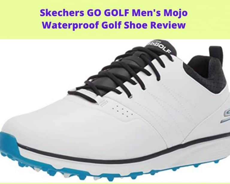 skechers men's mojo waterproof golf shoe